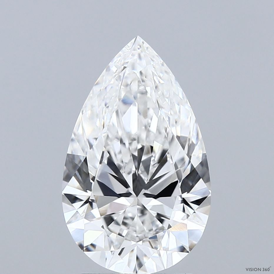 Loose Diamond - PEAR 2.87ct E VVS2: Loose Diamond - PEAR 2.87ct E VVS2 Source: This is a real non-mined Diamond that has been grown in a lab Shape: PEAR Carats: 2.87 Color: E Clarity: VVS2 Certification: IGI Video: