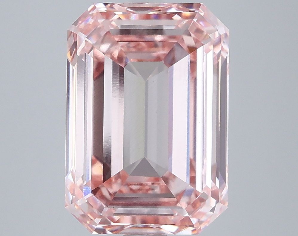 Loose Diamond - EMERALD 5.0ct Fancy Intense Pink VS1: Loose Diamond - EMERALD 5.0ct Fancy Intense Pink VS1 Source: This is a real non-mined Diamond that has been grown in a lab Shape: EMERALD Carats: 5.0 Color: Fancy Intense Pink Certification: IGI Video