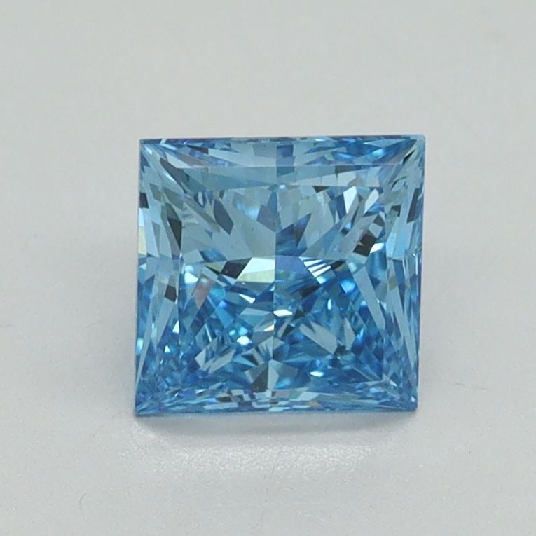 Loose Diamond - PRINCESS 1.0ct Fancy Vivid Blue VS1: Loose Diamond - PRINCESS 1.0ct Fancy Vivid Blue VS1 Source: This is a real non-mined Diamond that has been grown in a lab Shape: PRINCESS Carats: 1.0 Color: Fancy Vivid Blue Certification: IGI Video: