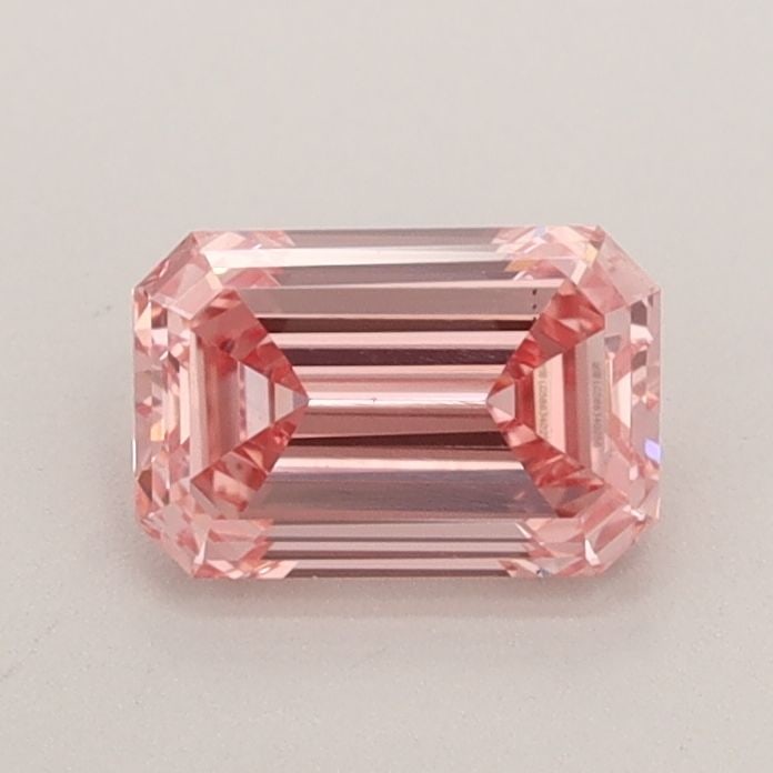 Loose Diamond - EMERALD 0.7ct Fancy Intense Pink VS1: Loose Diamond - EMERALD 0.7ct Fancy Intense Pink VS1 Source: This is a real non-mined Diamond that has been grown in a lab Shape: EMERALD Carats: 0.7 Color: Fancy Intense Pink Certification: IGI Video