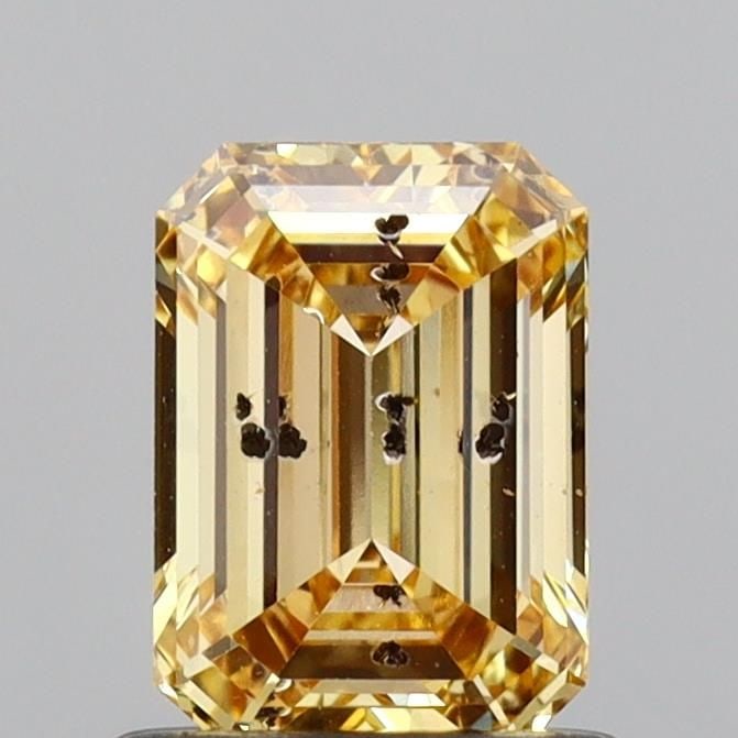 Loose Diamond - EMERALD 1.03ct Fancy Vivid Yellow SI2: Loose Diamond - EMERALD 1.03ct Fancy Vivid Yellow SI2 Source: This is a real non-mined Diamond that has been grown in a lab Shape: EMERALD Carats: 1.03 Color: Fancy Vivid Yellow Certification: NONE Vi