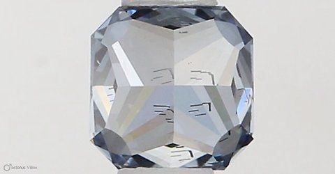 Loose Diamond - SQUARE RADIANT 0.31ct Fancy Vivid Blue SI2 (1 of 1)
