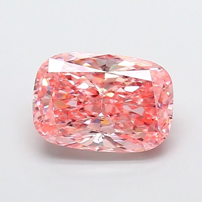 Loose Diamond - CUSHION MODIFIED 2.38ct Fancy Vivid Pink SI1: Loose Diamond - CUSHION MODIFIED 2.38ct Fancy Vivid Pink SI1 Source: This is a real non-mined Diamond that has been grown in a lab Shape: CUSHION MODIFIED Carats: 2.38 Color: Fancy Vivid Pink Certific
