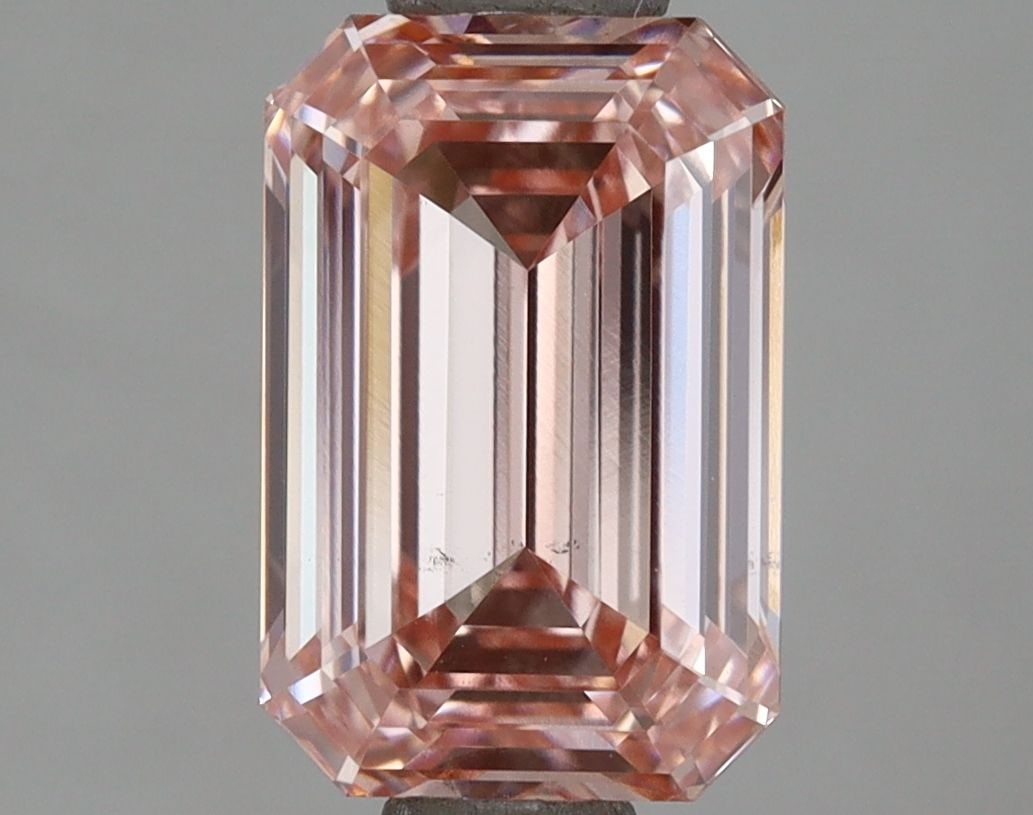 Loose Diamond - EMERALD 1.61ct Fancy Intense Pink VS2: Loose Diamond - EMERALD 1.61ct Fancy Intense Pink VS2 Source: This is a real non-mined Diamond that has been grown in a lab Shape: EMERALD Carats: 1.61 Color: Fancy Intense Pink Certification: IGI