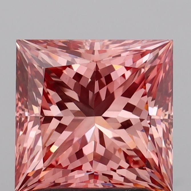 Loose Diamond - PRINCESS 2.06ct Fancy Intense Brown Pink VS1: Loose Diamond - PRINCESS 2.06ct Fancy Intense Brown Pink VS1 Source: This is a real non-mined Diamond that has been grown in a lab Shape: PRINCESS Carats: 2.06 Color: Fancy Intense Brown Pink