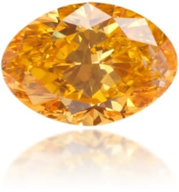 Loose Diamond - OVAL 0.15ct Fancy Intense Orange SI2 (1 of 1)