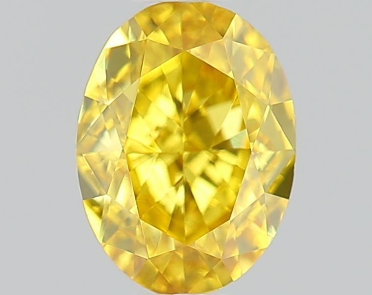 Loose Diamond - OVAL 0.52ct Fancy Vivid Yellow VS2: Loose Diamond - OVAL 0.52ct Fancy Vivid Yellow VS2 Source: Natural Shape: OVAL Carats: 0.52 Color: Fancy Vivid Yellow Certification: GIA Video: