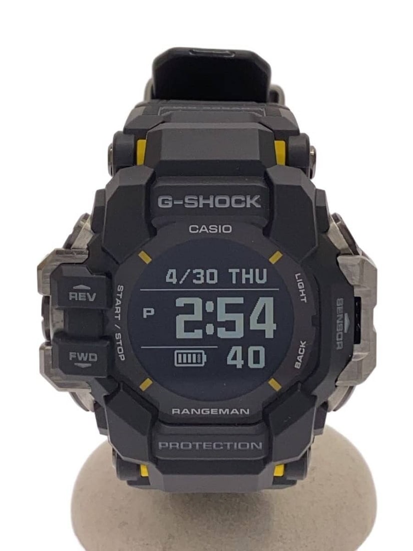 Casio G Shock Rangeman GPR H1000 1JR Solar Digital Men's Wristwatch: Casio G Shock Rangeman GPR H1000 1JR Solar Digital Men's Wristwatch The CASIO G-SHOCK GPR-H1000-1JR RANGEMAN is a solar-powered digital wristwatch designed for men. This model features a durable black