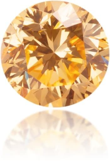 Loose Diamond - ROUND 0.46ct Fancy Intense Orange I1 (1 of 1)