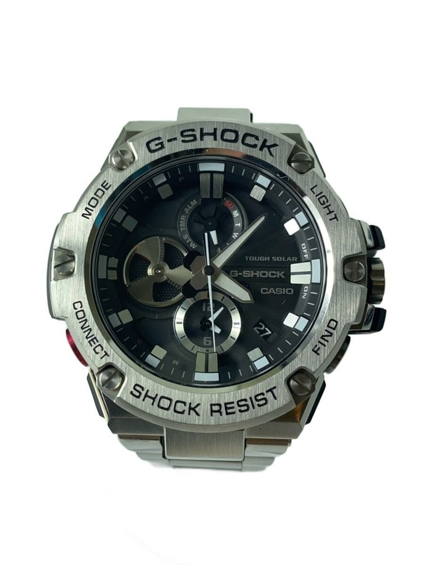 Casio G Shock GST B100D 1AJF Stainless Steel Men's Wristwatch: Casio G Shock GST B100D 1AJF Stainless Steel Men's Wristwatch This CASIO G-SHOCK GST-B100D-1AJF men's wristwatch features a robust stainless steel construction with a black color scheme. Designed in J