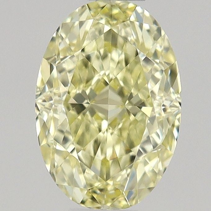 Loose Diamond - OVAL 0.57ct Fancy Yellow VVS2: Loose Diamond - OVAL 0.57ct Fancy Yellow VVS2 Source: Natural Shape: OVAL Carats: 0.57 Color: Fancy Yellow Certification: GIA The Diamond Depot Guarantee: All items in this auction are guaranteed to b