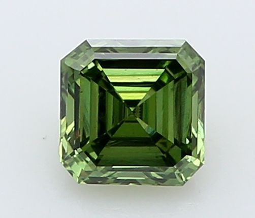 Loose Diamond - SQUARE EMERALD 0.28ct Fancy Vivid Green VS1 (1 of 1)