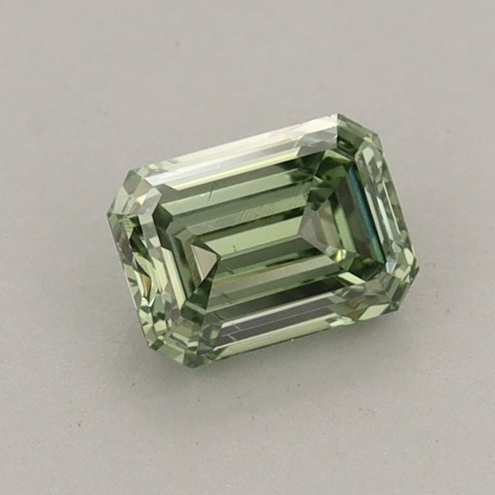 Loose Diamond - EMERALD 0.63ct Fancy Vivid Green SI1: Loose Diamond - EMERALD 0.63ct Fancy Vivid Green SI1 Source: This is a real non-mined Diamond that has been grown in a lab Shape: EMERALD Carats: 0.63 Color: Fancy Vivid Green Certification: IGI The D