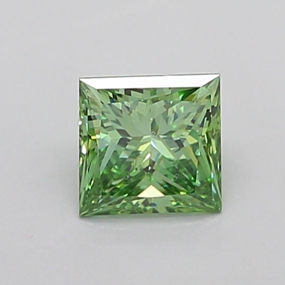 Loose Diamond - PRINCESS 1.0ct Fancy Vivid Green VS2: Loose Diamond - PRINCESS 1.0ct Fancy Vivid Green VS2 Source: This is a real non-mined Diamond that has been grown in a lab Shape: PRINCESS Carats: 1.0 Color: Fancy Vivid Green Certification: IGI The D