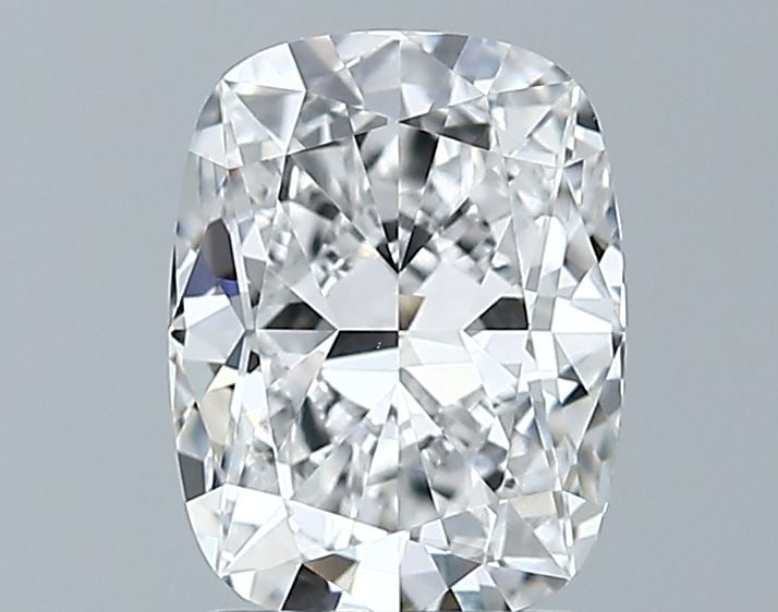 Loose Diamond - CUSHION BRILLIANT 1.66ct D VVS2: Loose Diamond - CUSHION BRILLIANT 1.66ct D VVS2 Source: This is a real non-mined Diamond that has been grown in a lab Shape: CUSHION BRILLIANT Carats: 1.66 Color: D Clarity: VVS2 Certification: GIA
