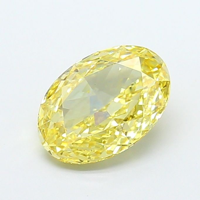 Loose Diamond - OVAL 2.01ct Fancy Intense Yellow VS2: Loose Diamond - OVAL 2.01ct Fancy Intense Yellow VS2 Source: This is a real non-mined Diamond that has been grown in a lab Shape: OVAL Carats: 2.01 Color: Fancy Intense Yellow Certification: IGI Video