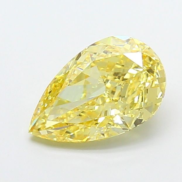 Loose Diamond - PEAR 2.02ct Fancy Intense Yellow VVS2: Loose Diamond - PEAR 2.02ct Fancy Intense Yellow VVS2 Source: This is a real non-mined Diamond that has been grown in a lab Shape: PEAR Carats: 2.02 Color: Fancy Intense Yellow Certification: IGI