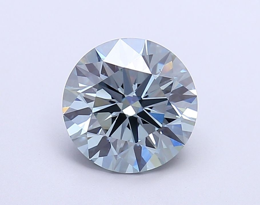 Loose Diamond - ROUND 2.17ct Fancy Blue VS1: Loose Diamond - ROUND 2.17ct Fancy Blue VS1 Source: This is a real non-mined Diamond that has been grown in a lab Shape: ROUND Carats: 2.17 Color: Fancy Blue Certification: NONE Video: