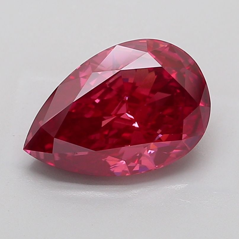 Loose Diamond - PEAR 5.02ct Fancy Deep Pink VS1 (1 of 1)