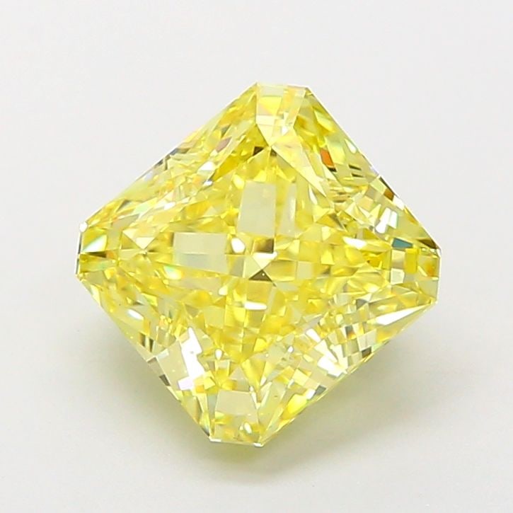 Loose Diamond - SQUARE RADIANT 3.01ct Fancy Intense Yellow VVS2 (1 of 1)