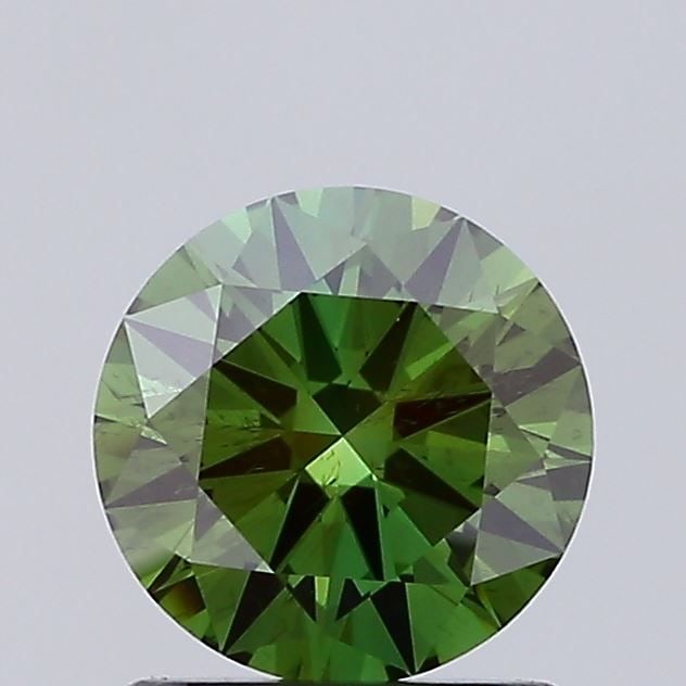 Loose Diamond - ROUND 0.96ct Fancy Deep Green SI2: Loose Diamond - ROUND 0.96ct Fancy Deep Green SI2 Source: This is a real non-mined Diamond that has been grown in a lab Shape: ROUND Carats: 0.96 Color: Fancy Deep Green Certification: IGI Video: