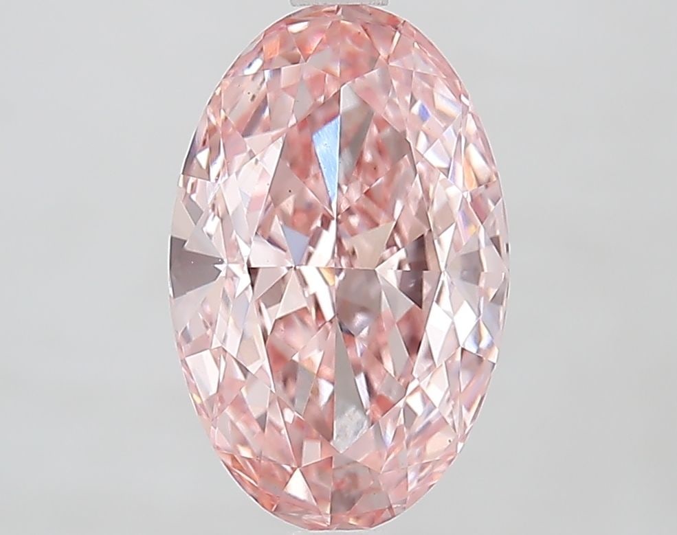 Loose Diamond - OVAL 3.03ct Fancy Vivid Pink VS1: Loose Diamond - OVAL 3.03ct Fancy Vivid Pink VS1 Source: This is a real non-mined Diamond that has been grown in a lab Shape: OVAL Carats: 3.03 Color: Fancy Vivid Pink Certification: IGI Video: