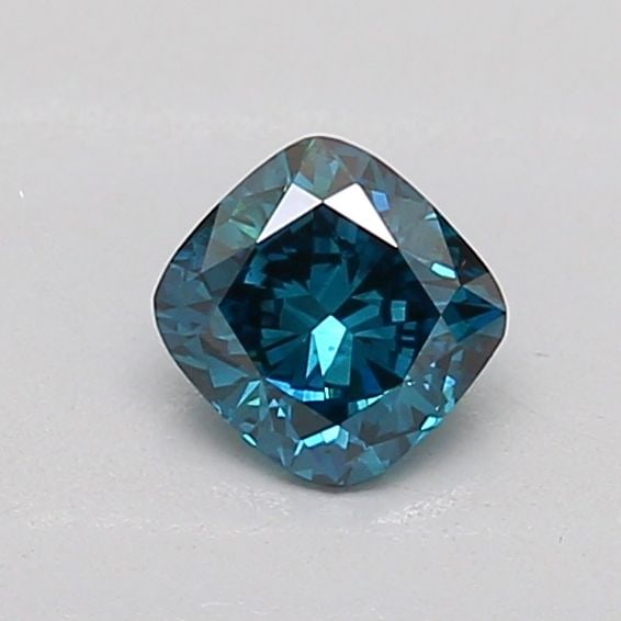 Loose Diamond - CUSHION MODIFIED 0.26ct Fancy Vivid Blue VS2: Loose Diamond - CUSHION MODIFIED 0.26ct Fancy Vivid Blue VS2 Source: This is a real non-mined Diamond that has been grown in a lab Shape: CUSHION MODIFIED Carats: 0.26 Color: Fancy Vivid Blue Certific