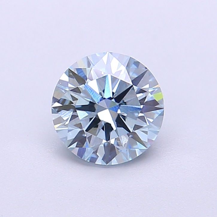 Ideal Loose Diamond - ROUND 1.02ct Fancy Blue VVS2: Ideal Loose Diamond - ROUND 1.02ct Fancy Blue VVS2 Source: This is a real non-mined Diamond that has been grown in a lab Shape: ROUND Carats: 1.02 Color: Fancy Blue Certification: IGI Video:
