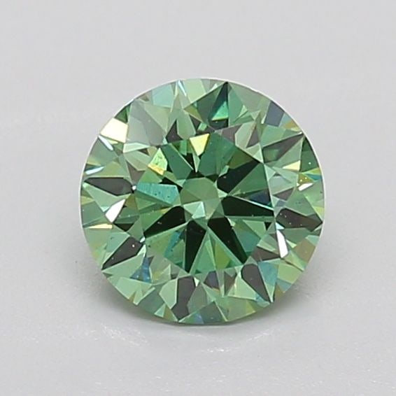 Loose Diamond - ROUND 0.73ct Fancy Vivid Blue VS1 (1 of 1)
