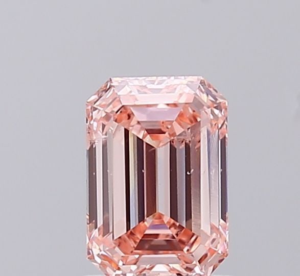 Loose Diamond - EMERALD 1.0ct Fancy Intense Pink SI1: Loose Diamond - EMERALD 1.0ct Fancy Intense Pink SI1 Source: This is a real non-mined Diamond that has been grown in a lab Shape: EMERALD Carats: 1.0 Color: Fancy Intense Pink Certification: IGI Video