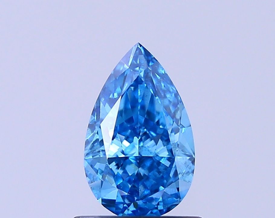 Loose Diamond - PEAR 1.05ct Fancy Vivid Blue VS2: Loose Diamond - PEAR 1.05ct Fancy Vivid Blue VS2 Source: This is a real non-mined Diamond that has been grown in a lab Shape: PEAR Carats: 1.05 Color: Fancy Vivid Blue Certification: IGI Video: