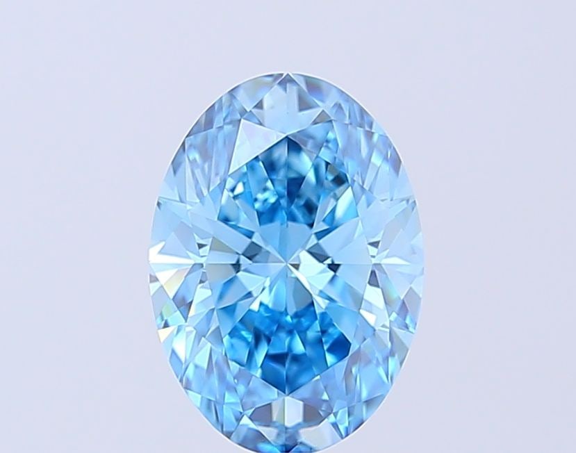 Loose Diamond - OVAL 2.03ct Fancy Vivid Blue VS1: Loose Diamond - OVAL 2.03ct Fancy Vivid Blue VS1 Source: This is a real non-mined Diamond that has been grown in a lab Shape: OVAL Carats: 2.03 Color: Fancy Vivid Blue Certification: IGI Video: