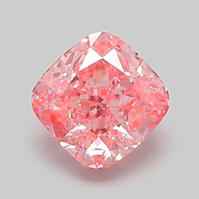 Loose Diamond - CUSHION MODIFIED 1.03ct Fancy Vivid Pink VVS2: Loose Diamond - CUSHION MODIFIED 1.03ct Fancy Vivid Pink VVS2 Source: This is a real non-mined Diamond that has been grown in a lab Shape: CUSHION MODIFIED Carats: 1.03 Color: Fancy Vivid Pink Certifi