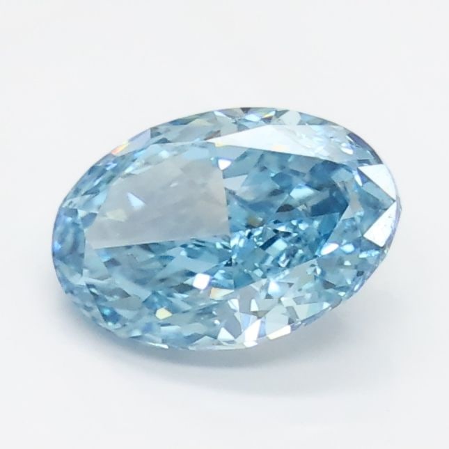 Loose Diamond - OVAL 1.33ct Fancy Vivid Blue VS2: Loose Diamond - OVAL 1.33ct Fancy Vivid Blue VS2 Source: This is a real non-mined Diamond that has been grown in a lab Shape: OVAL Carats: 1.33 Color: Fancy Vivid Blue Certification: IGI Video: