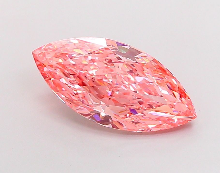 Loose Diamond - MARQUISE 7.2ct Fancy Vivid Pink VS1: Loose Diamond - MARQUISE 7.2ct Fancy Vivid Pink VS1 Source: This is a real non-mined Diamond that has been grown in a lab Shape: MARQUISE Carats: 7.2 Color: Fancy Vivid Pink Certification: IGI Video: