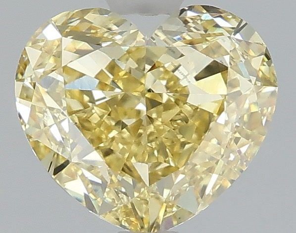 Loose Diamond - HEART 2.03ct Fancy Intense Yellow VS1: Loose Diamond - HEART 2.03ct Fancy Intense Yellow VS1 Source: This is a real non-mined Diamond that has been grown in a lab Shape: HEART Carats: 2.03 Color: Fancy Intense Yellow Certification: IGI Vid