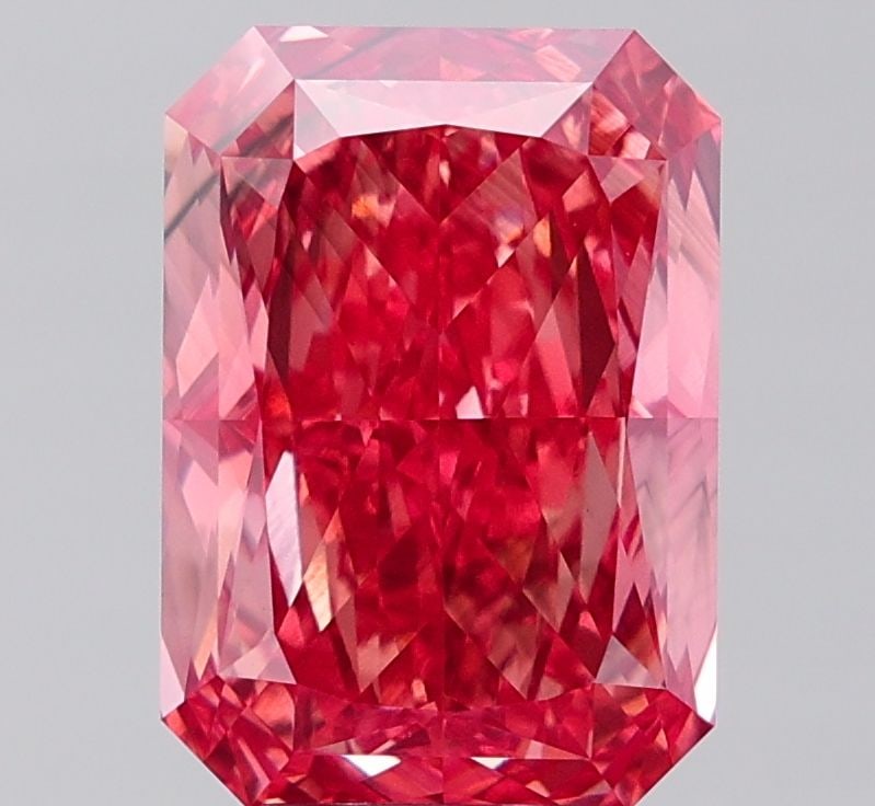Loose Diamond - RADIANT 6.08ct Fancy Vivid Pink SI1 (1 of 1)