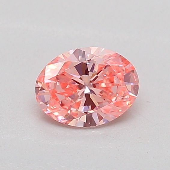 Loose Diamond - OVAL 0.25ct Fancy Vivid Pink VS1: Loose Diamond - OVAL 0.25ct Fancy Vivid Pink VS1 Source: This is a real non-mined Diamond that has been grown in a lab Shape: OVAL Carats: 0.25 Color: Fancy Vivid Pink Certification: IGI The Diamond D