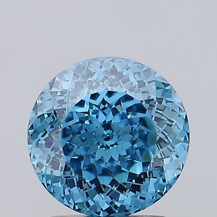 Loose Diamond - ROUND 2.02ct Fancy Vivid Blue VS1: Loose Diamond - ROUND 2.02ct Fancy Vivid Blue VS1 Source: This is a real non-mined Diamond that has been grown in a lab Shape: ROUND Carats: 2.02 Color: Fancy Vivid Blue Certification: IGI Video: