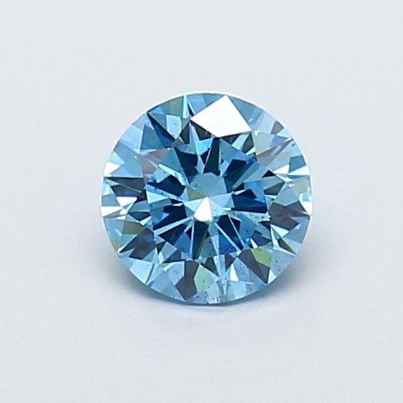 Loose Diamond - ROUND 0.86ct Fancy Vivid Blue SI1: Loose Diamond - ROUND 0.86ct Fancy Vivid Blue SI1 Source: This is a real non-mined Diamond that has been grown in a lab Shape: ROUND Carats: 0.86 Color: Fancy Vivid Blue Certification: IGI Video: