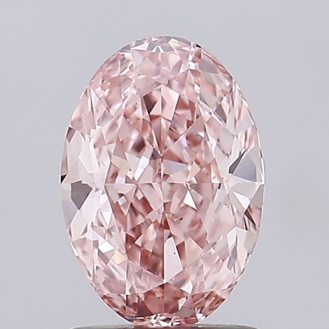 Loose Diamond - OVAL 1.55ct Fancy Vivid Pink VS2: Loose Diamond - OVAL 1.55ct Fancy Vivid Pink VS2 Source: This is a real non-mined Diamond that has been grown in a lab Shape: OVAL Carats: 1.55 Color: Fancy Vivid Pink Certification: IGI Video: