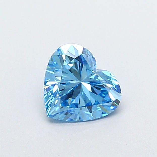 Loose Diamond - HEART 1.09ct Fancy Vivid Blue VS2: Loose Diamond - HEART 1.09ct Fancy Vivid Blue VS2 Source: This is a real non-mined Diamond that has been grown in a lab Shape: HEART Carats: 1.09 Color: Fancy Vivid Blue Certification: IGI Video:
