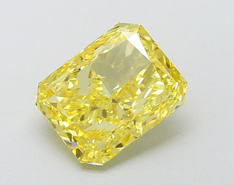 Loose Diamond - RADIANT 1.72ct Fancy Yellow VS1: Loose Diamond - RADIANT 1.72ct Fancy Yellow VS1 Source: This is a real non-mined Diamond that has been grown in a lab Shape: RADIANT Carats: 1.72 Color: Fancy Yellow Certification: IGI Video:
