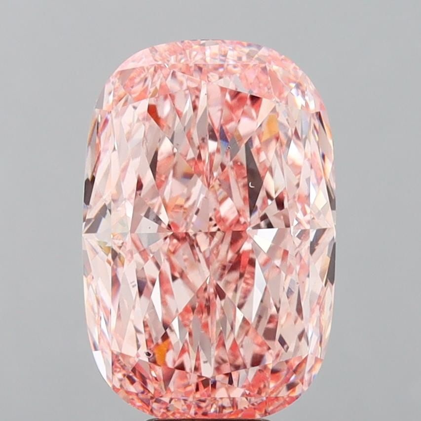 Loose Diamond - CUSHION MODIFIED 9.22ct Fancy Vivid Pink VS2: Loose Diamond - CUSHION MODIFIED 9.22ct Fancy Vivid Pink VS2 Source: This is a real non-mined Diamond that has been grown in a lab Shape: CUSHION MODIFIED Carats: 9.22 Color: Fancy Vivid Pink Certific