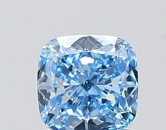 Loose Diamond - CUSHION MODIFIED 1.04ct Fancy Vivid Blue VS2: Loose Diamond - CUSHION MODIFIED 1.04ct Fancy Vivid Blue VS2 Source: This is a real non-mined Diamond that has been grown in a lab Shape: CUSHION MODIFIED Carats: 1.04 Color: Fancy Vivid Blue Certific