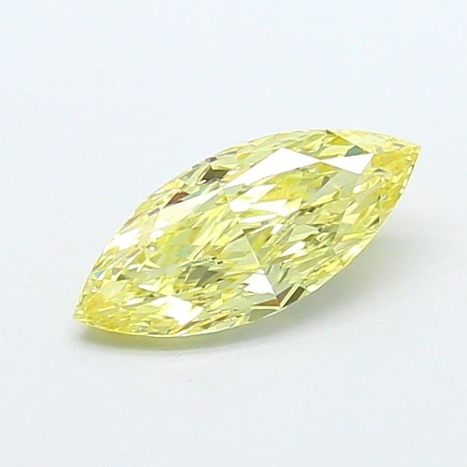 Loose Diamond - MARQUISE 1.1ct Fancy Intense Yellow VS1: Loose Diamond - MARQUISE 1.1ct Fancy Intense Yellow VS1 Source: This is a real non-mined Diamond that has been grown in a lab Shape: MARQUISE Carats: 1.1 Color: Fancy Intense Yellow Certification: IGI