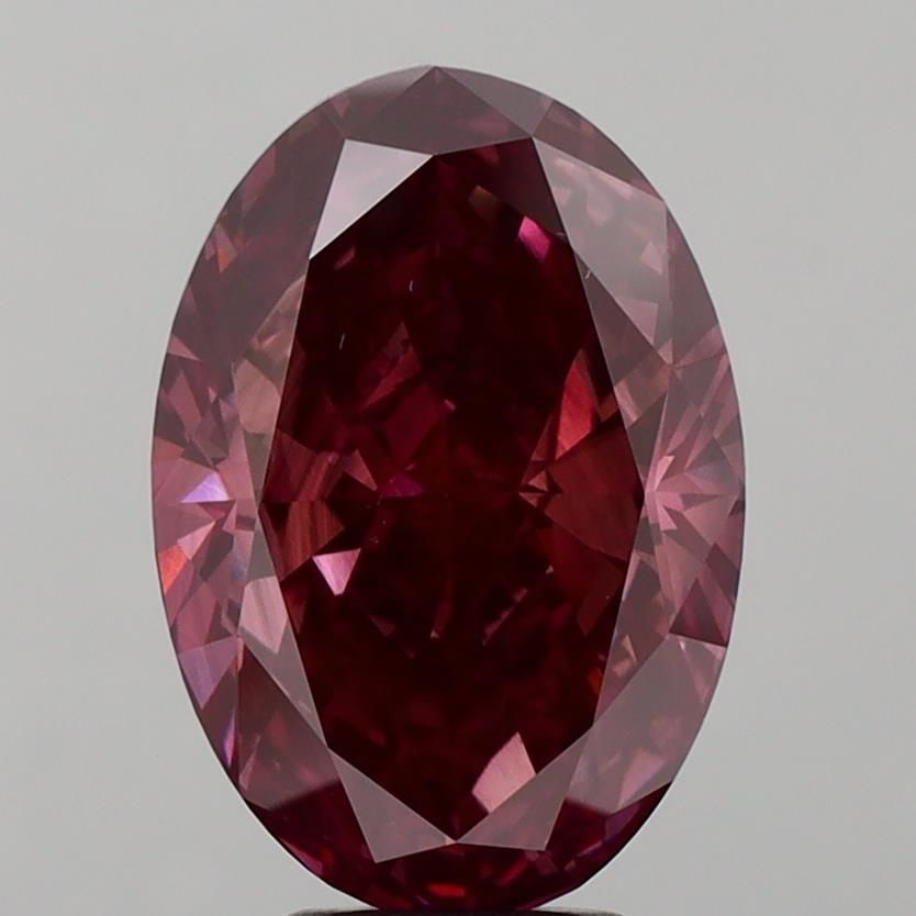 Loose Diamond - OVAL 6.75ct Fancy Deep Pink SI1 (1 of 1)