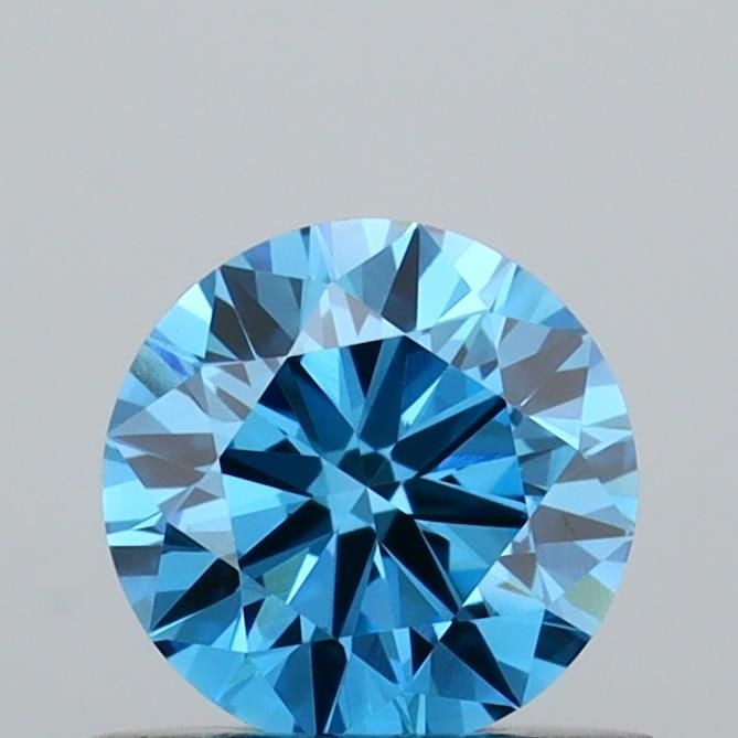 Ideal Loose Diamond - ROUND 0.51ct Fancy Vivid Blue VS1 (1 of 1)