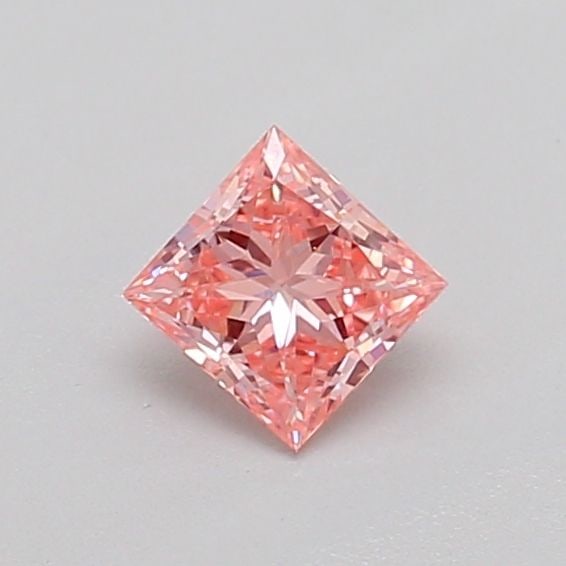 Loose Diamond - PRINCESS 0.33ct Fancy Vivid Pink VS1: Loose Diamond - PRINCESS 0.33ct Fancy Vivid Pink VS1 Source: This is a real non-mined Diamond that has been grown in a lab Shape: PRINCESS Carats: 0.33 Color: Fancy Vivid Pink Certification: IGI Video