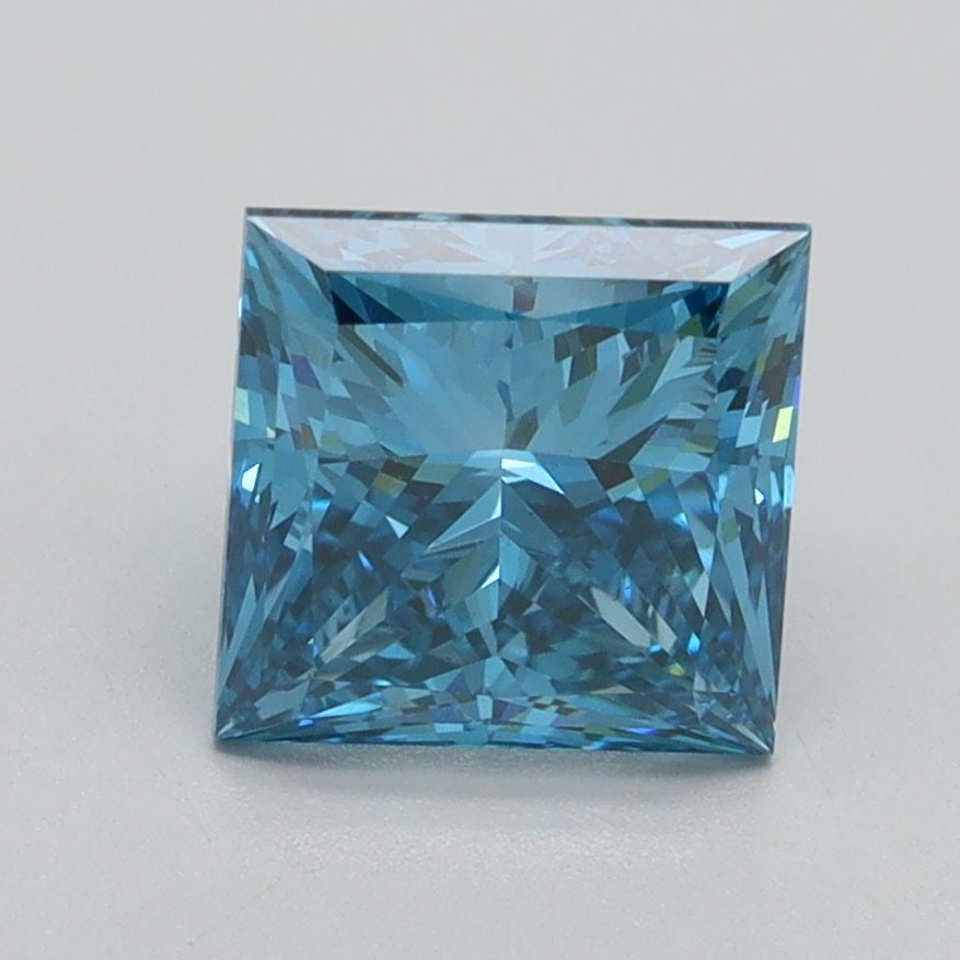 Loose Diamond - PRINCESS 2.0ct Fancy Vivid Blue VS1 (1 of 1)